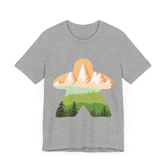 Orange Mountain Adventure - Meeple Tshirt