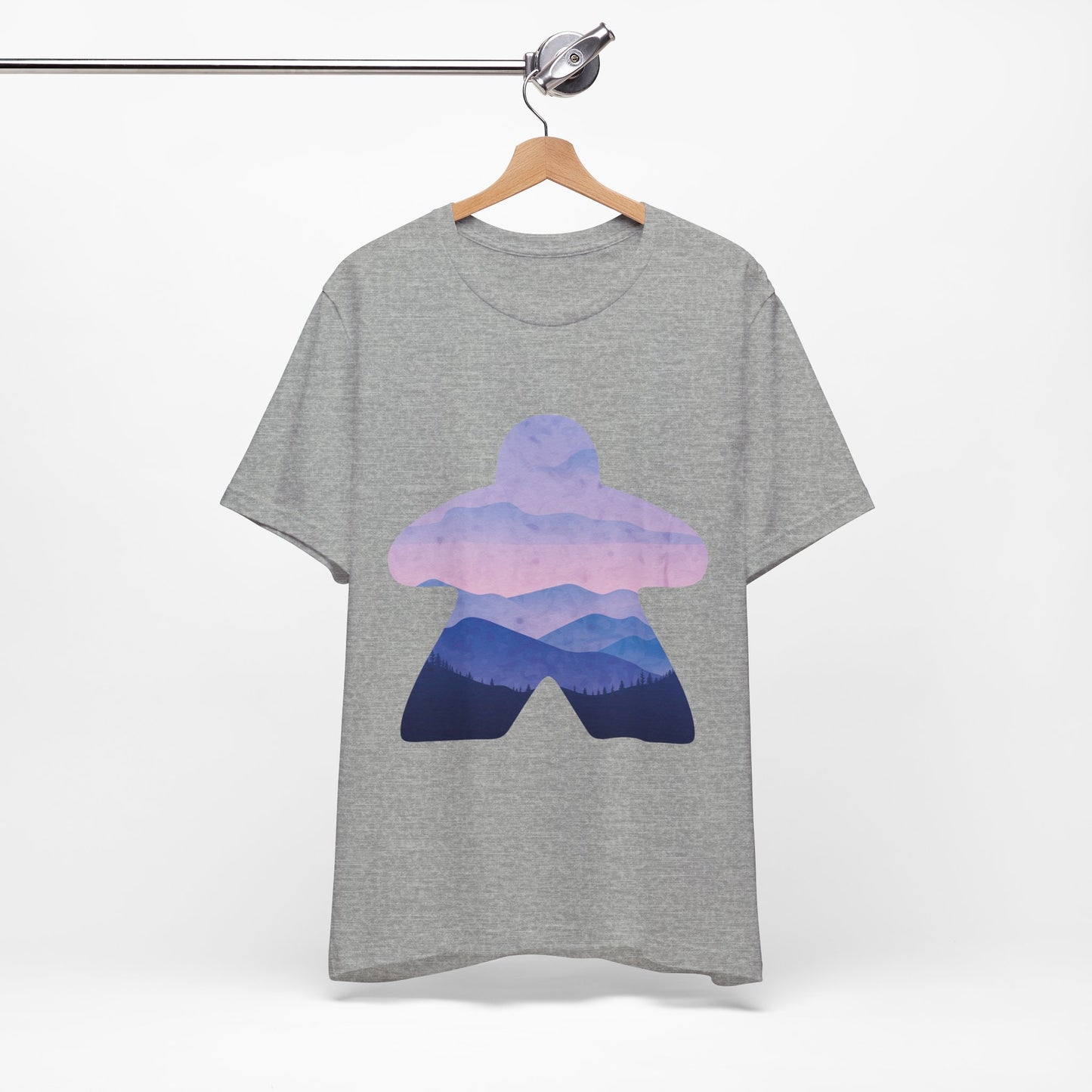 Purple Skies Adventure - Meeple Tshirt