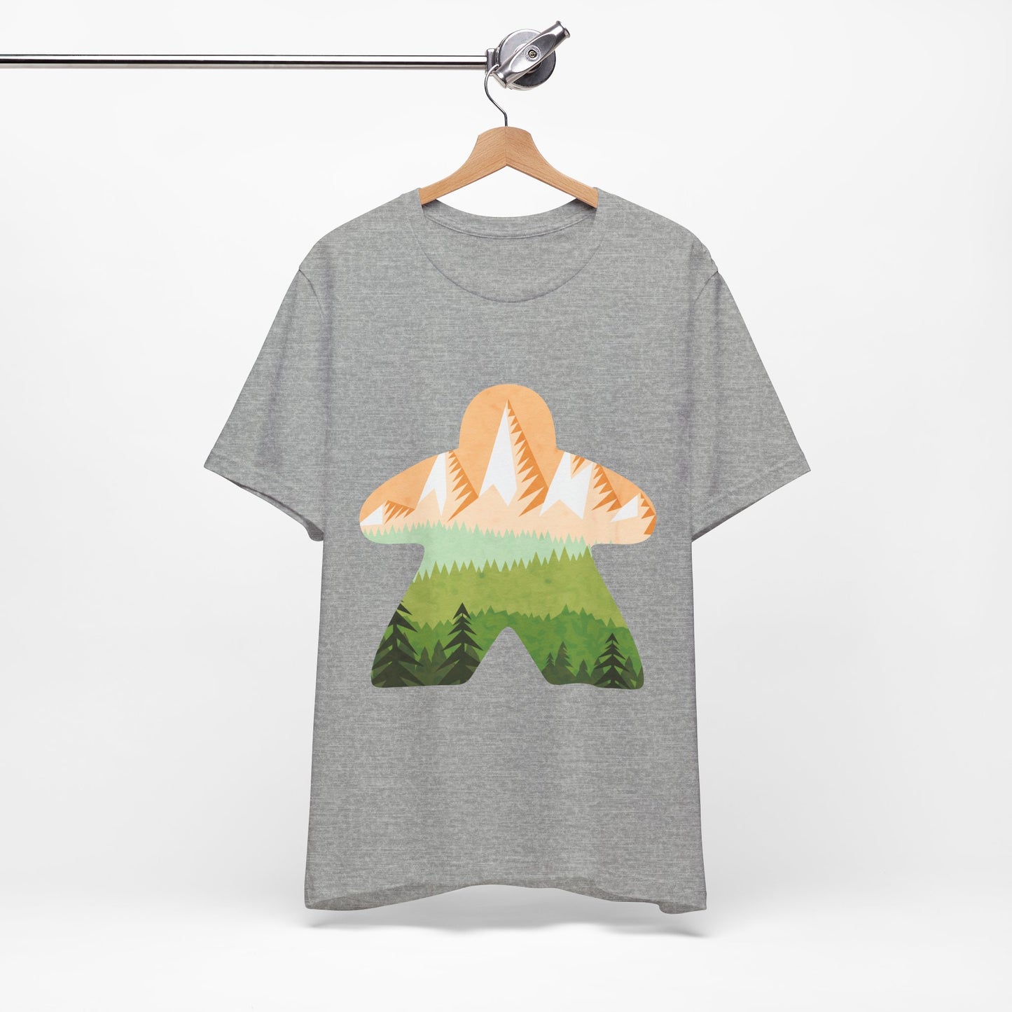 Orange Mountain Adventure - Meeple Tshirt