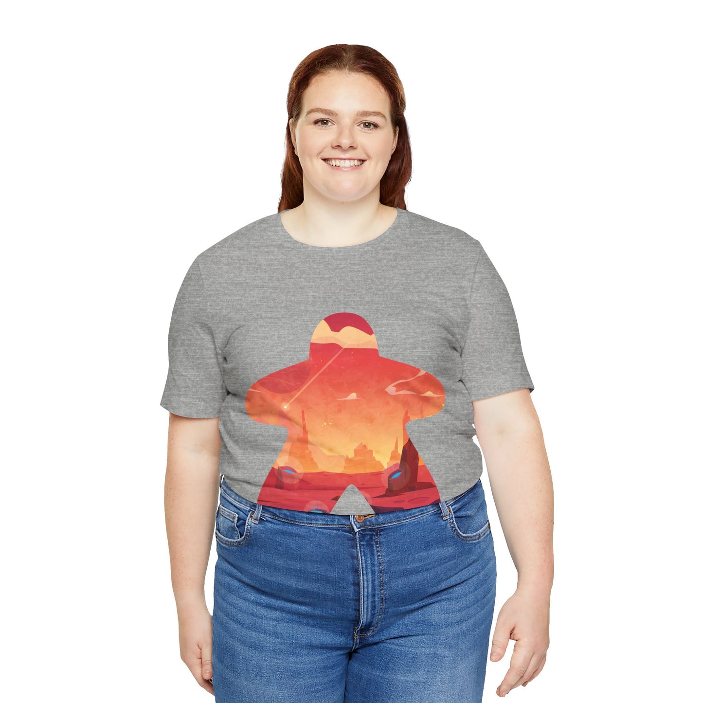 Red Planet Adventure - Meeple Tshirt