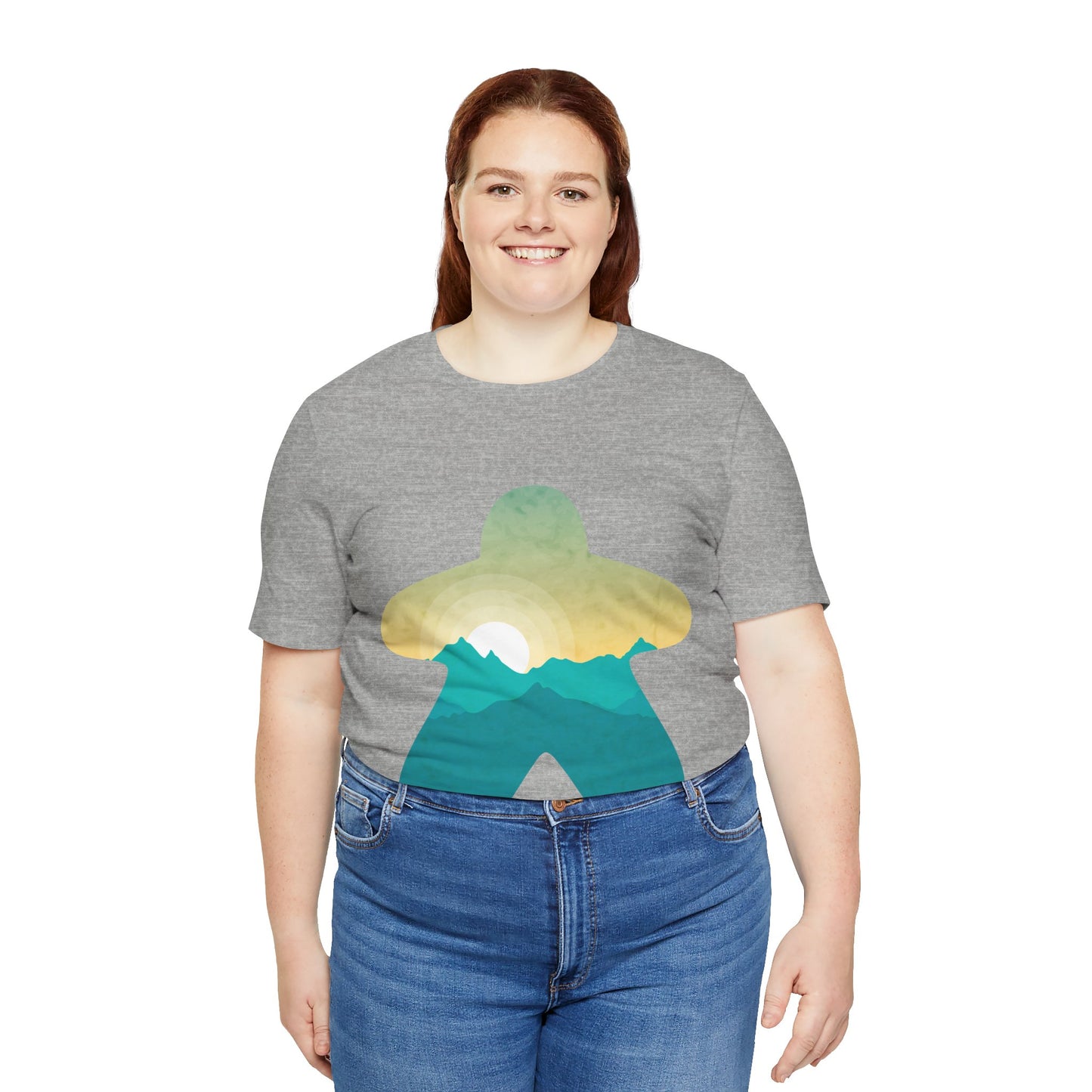 Mountain Sunrise Adventure - Meeple Tshirt