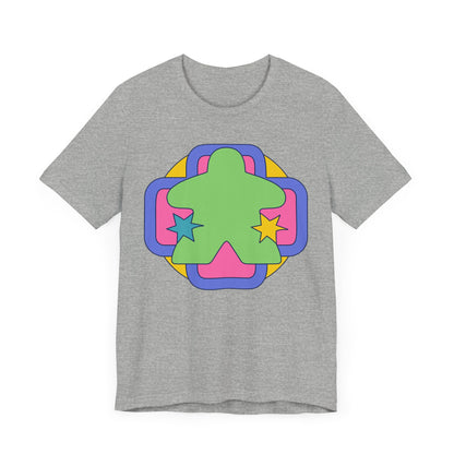 Retro Meeple Pattern Tshirt