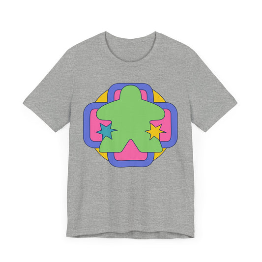 Retro Meeple Pattern Tshirt