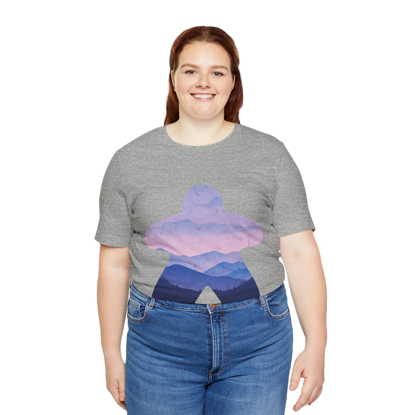 Purple Skies Adventure - Meeple Tshirt