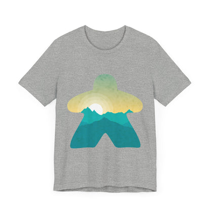 Mountain Sunrise Adventure - Meeple Tshirt