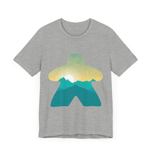 Mountain Sunrise Adventure - Meeple Tshirt