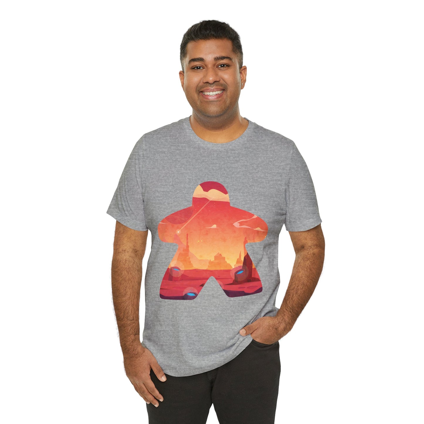 Red Planet Adventure - Meeple Tshirt