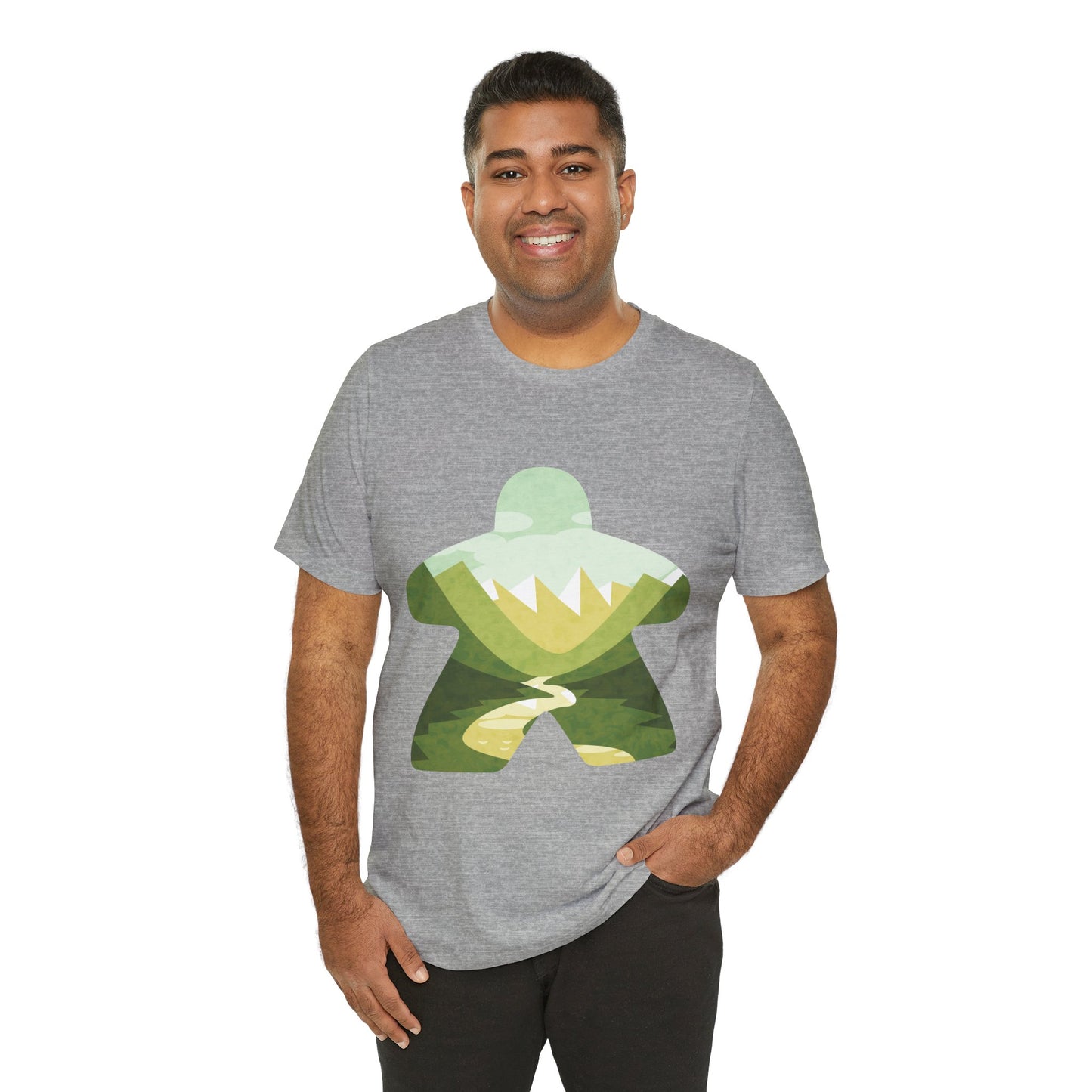 Green Mountains Adventure - Meeple Tshirt