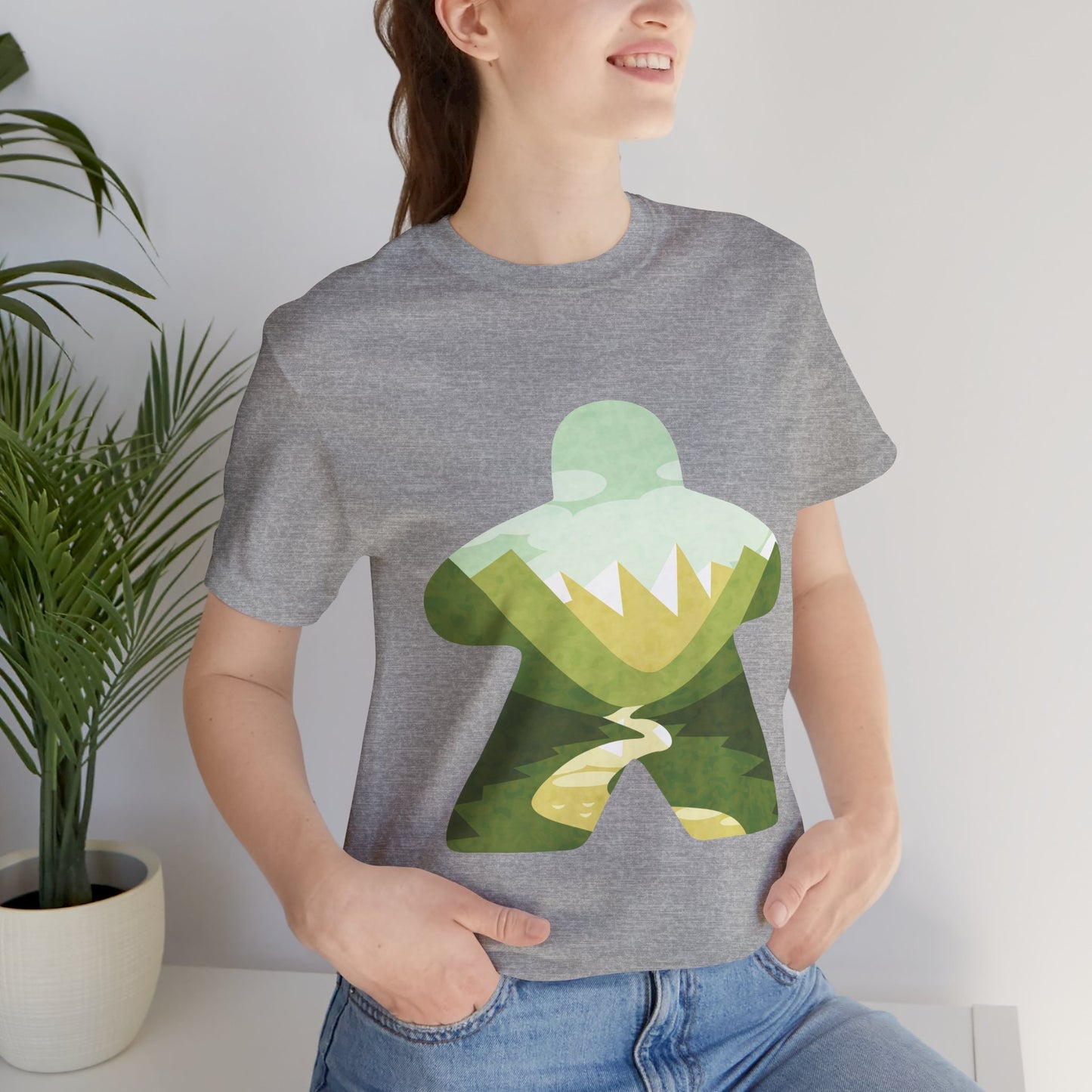 Green Mountains Adventure - Meeple Tshirt