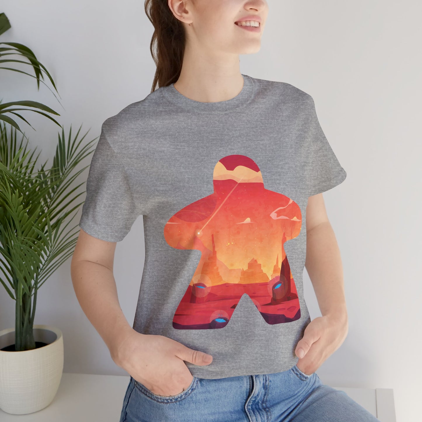 Red Planet Adventure - Meeple Tshirt