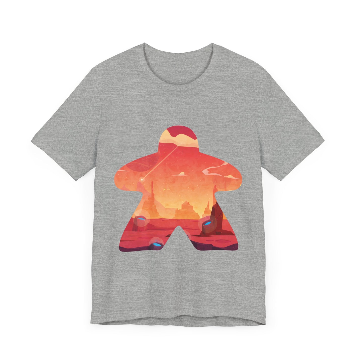 Red Planet Adventure - Meeple Tshirt