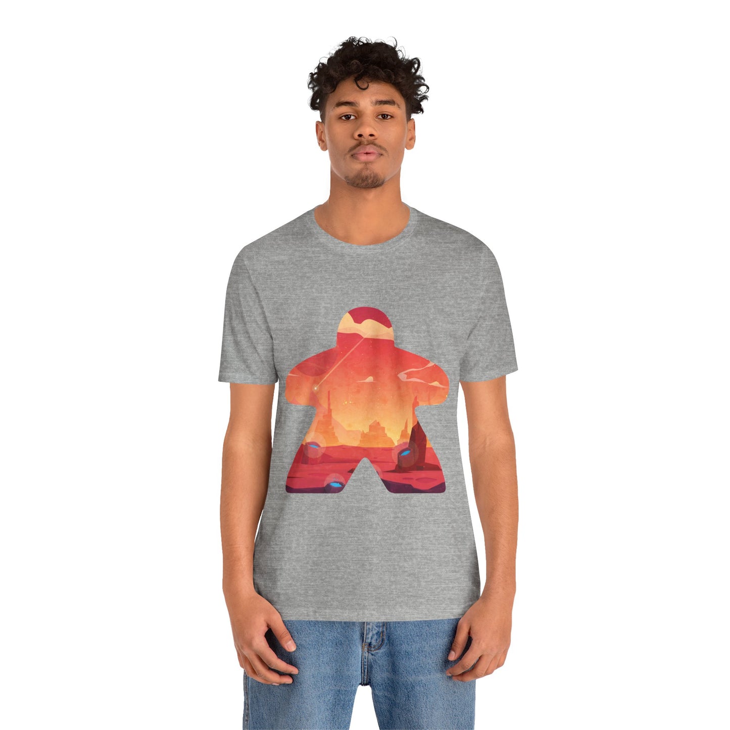 Red Planet Adventure - Meeple Tshirt