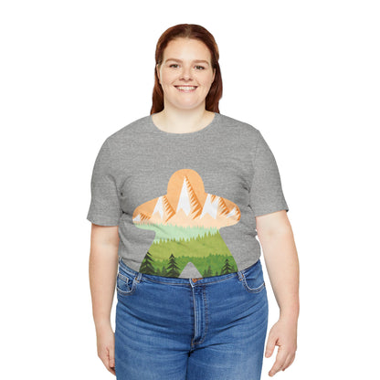 Orange Mountain Adventure - Meeple Tshirt