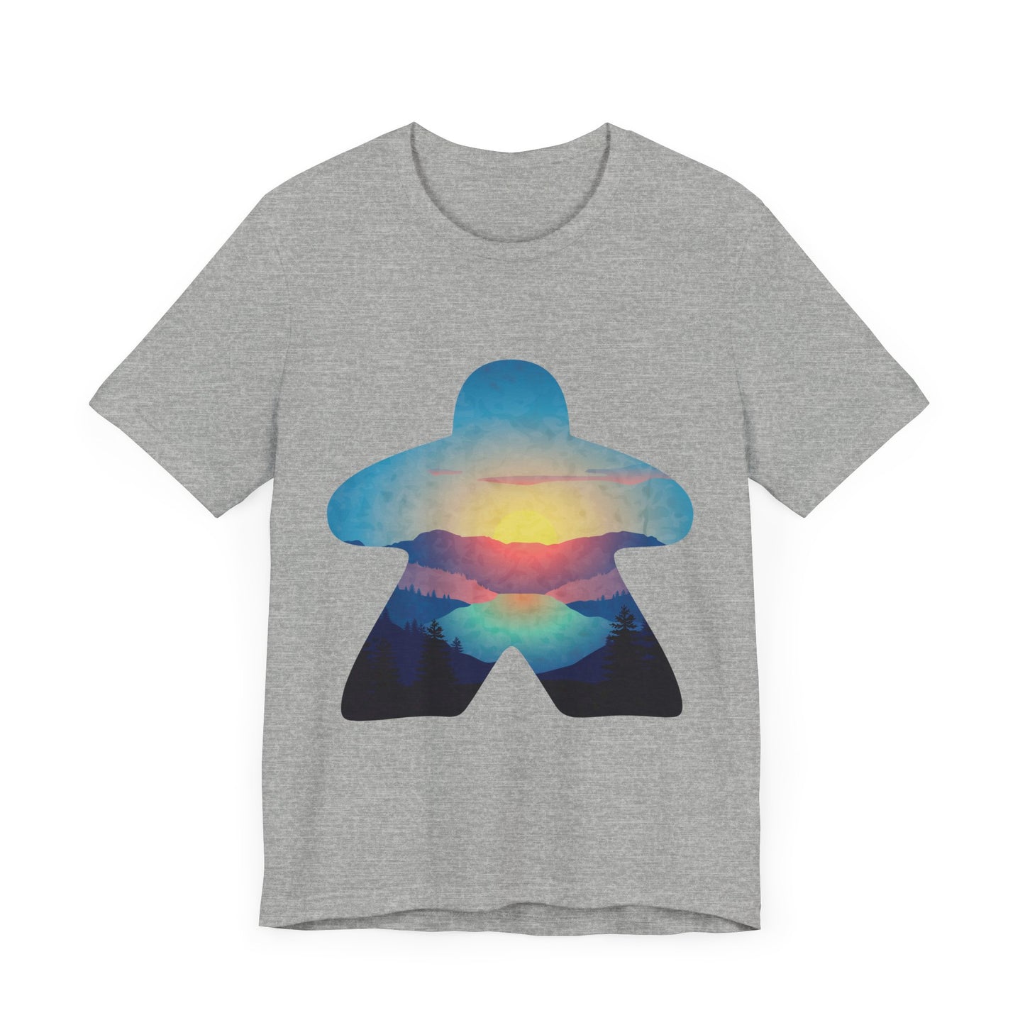 Blue Sunset Adventure - Meeple Tshirt