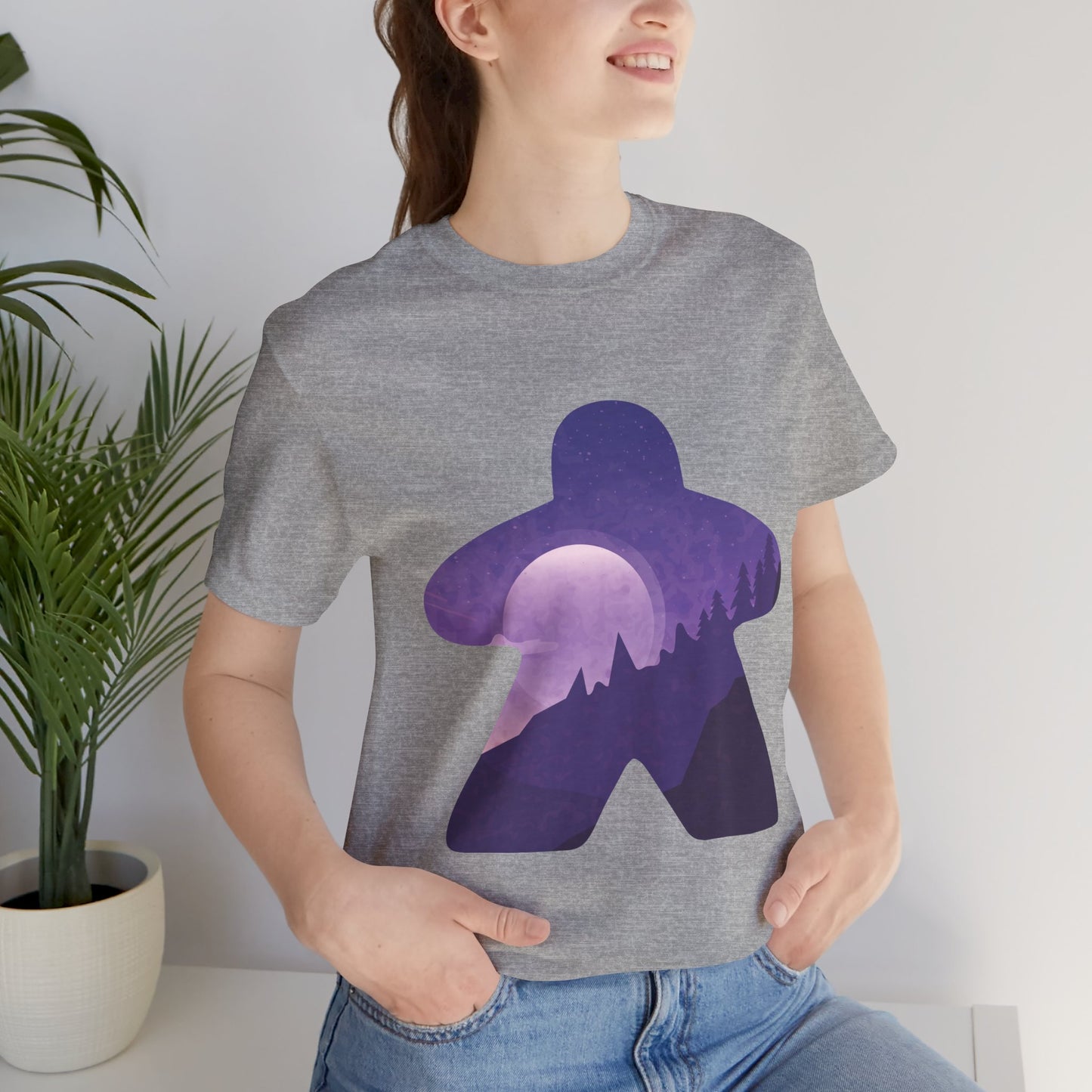 Purple Moon Adventure - Meeple Tshirt