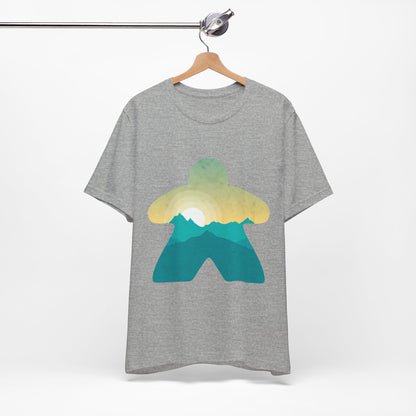 Mountain Sunrise Adventure - Meeple Tshirt