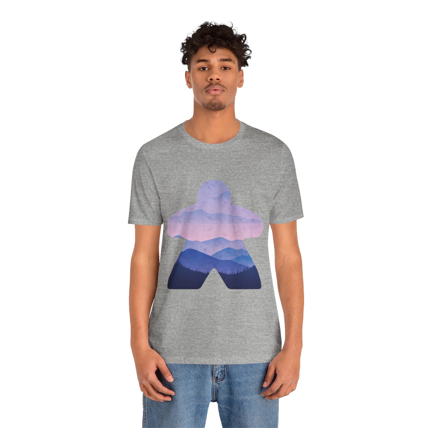 Purple Skies Adventure - Meeple Tshirt