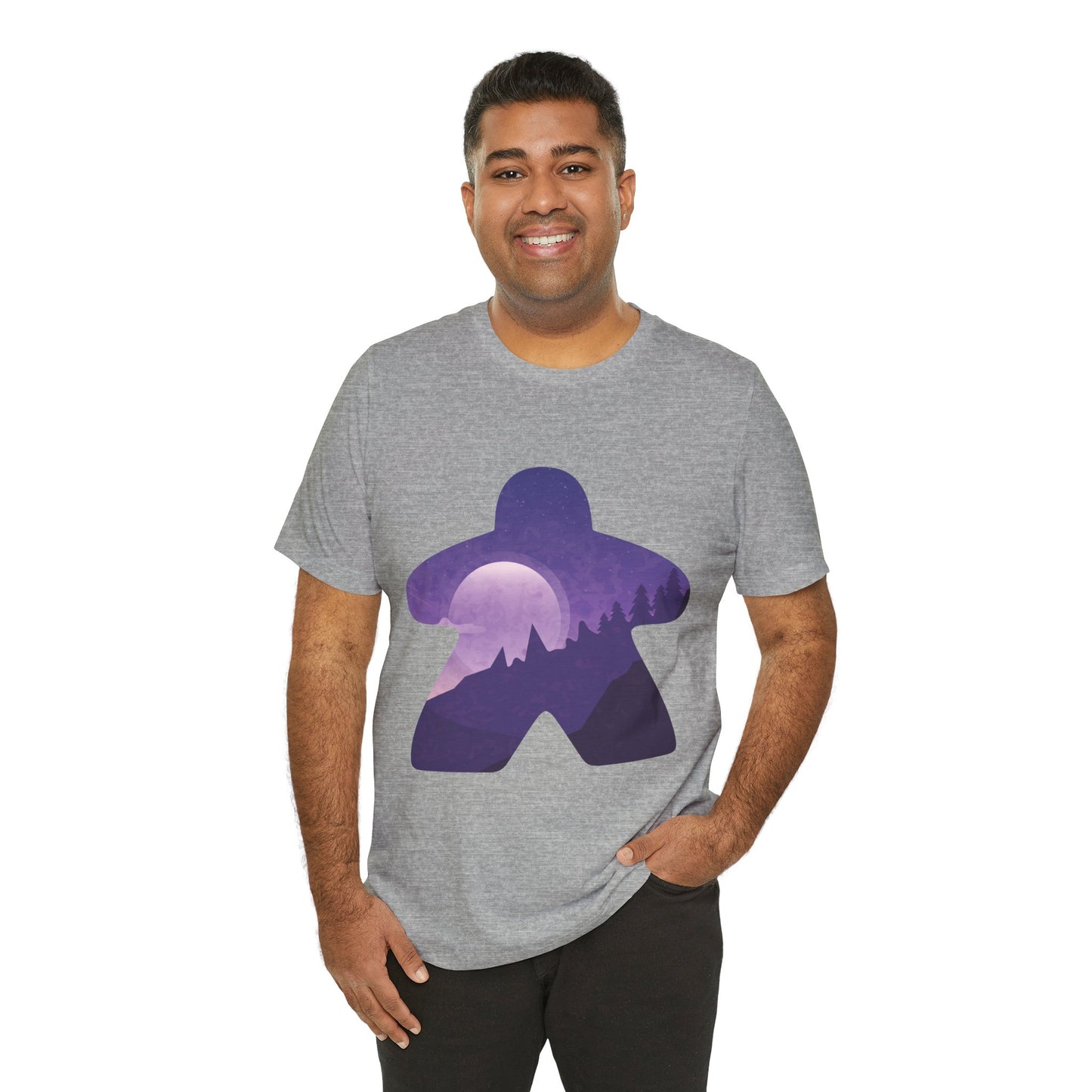 Purple Moon Adventure - Meeple Tshirt