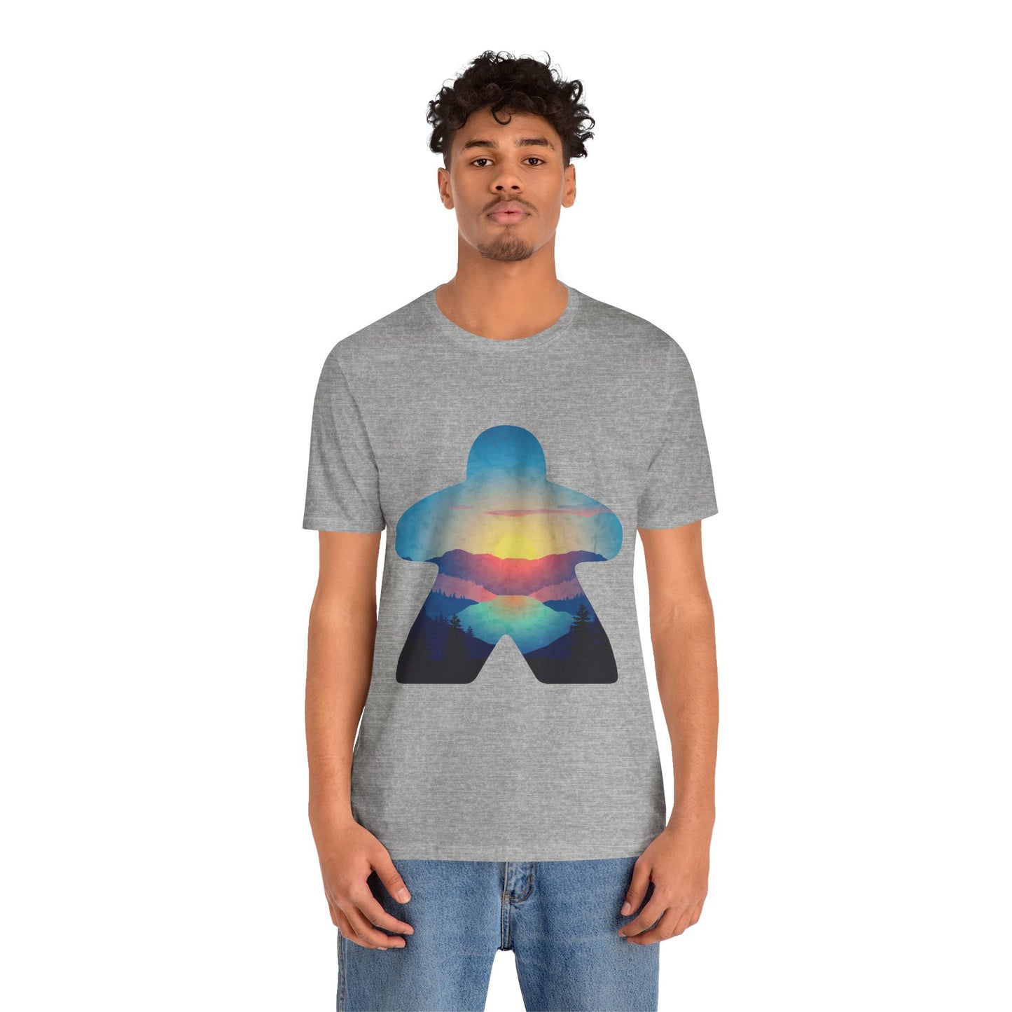 Blue Sunset Adventure - Meeple Tshirt