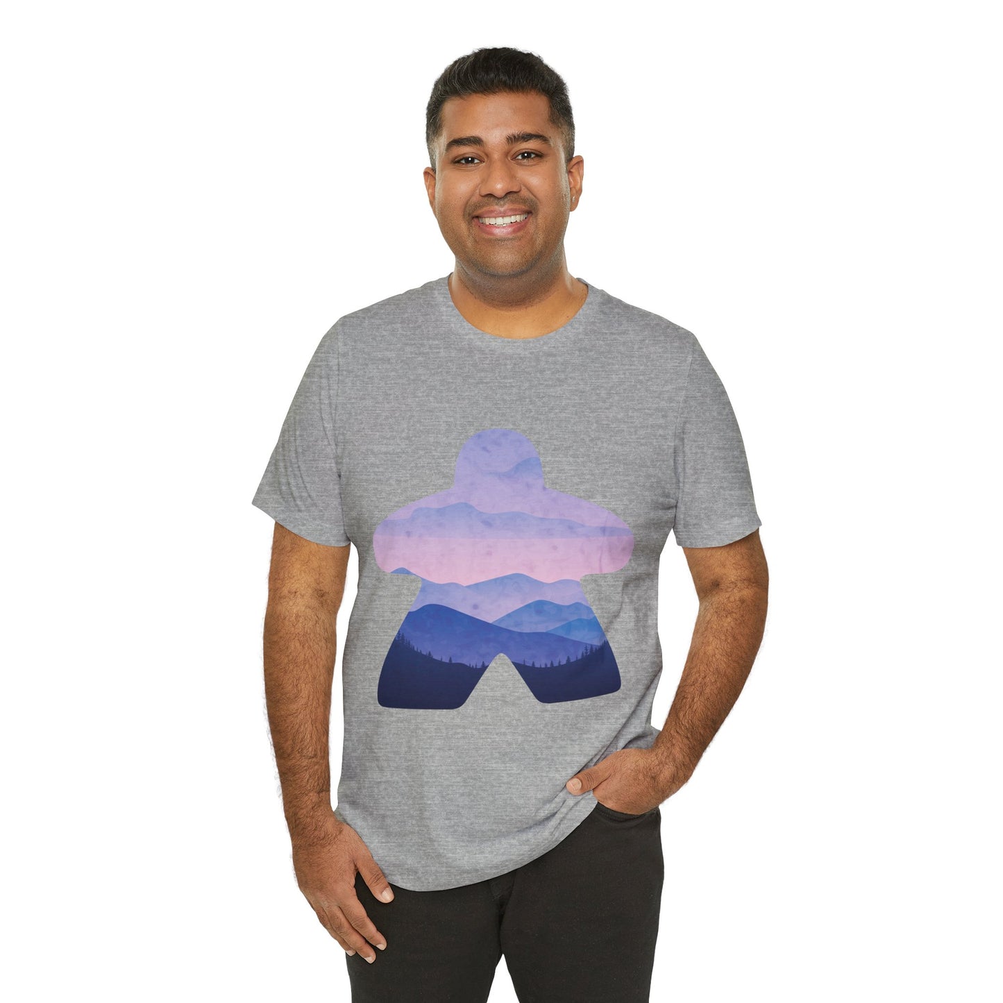 Purple Skies Adventure - Meeple Tshirt