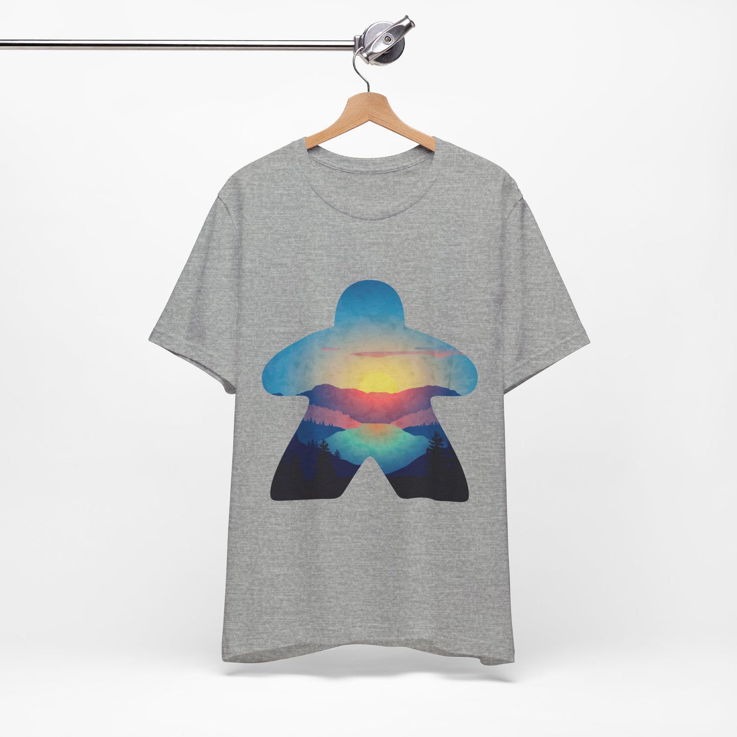 Blue Sunset Adventure - Meeple Tshirt