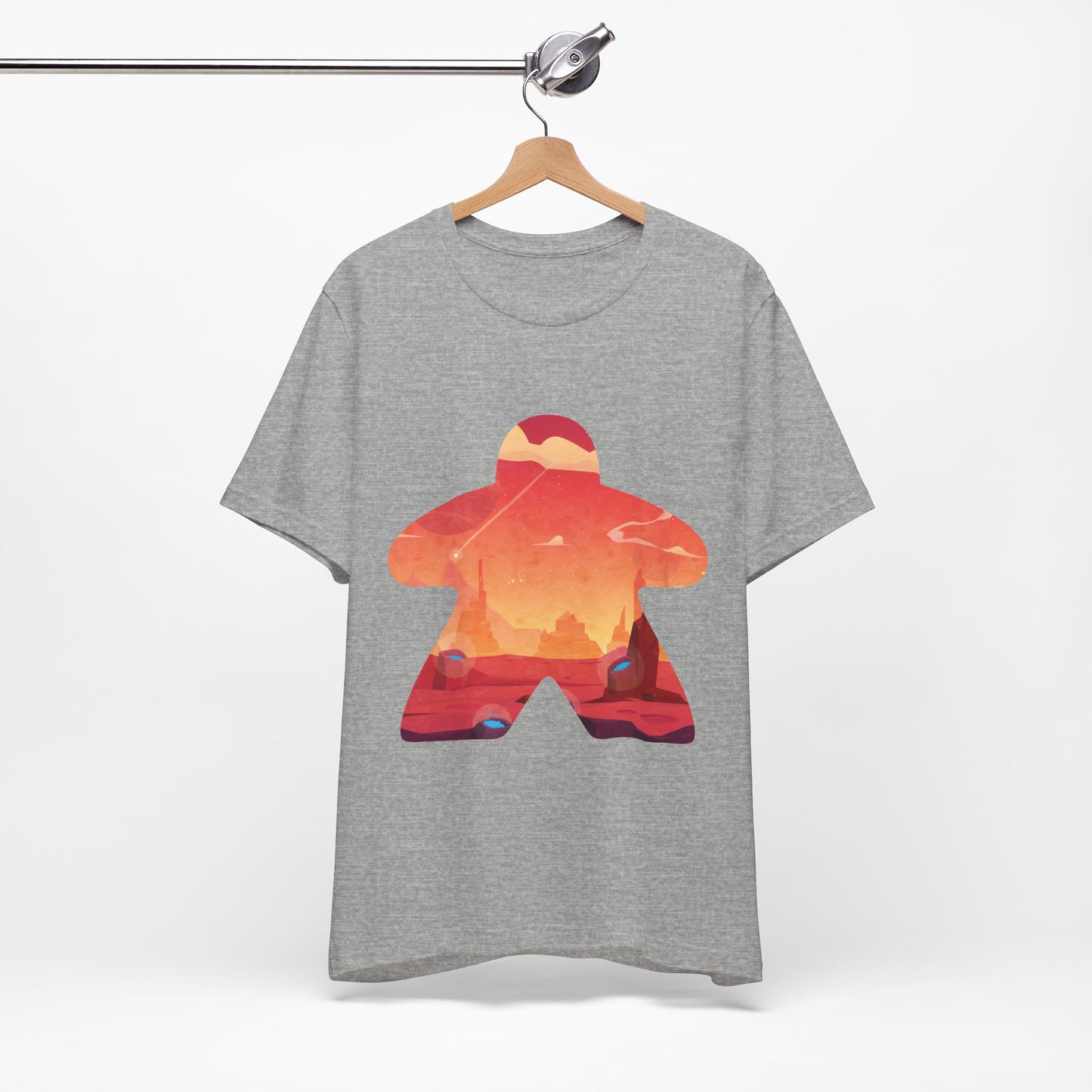 Red Planet Adventure - Meeple Tshirt