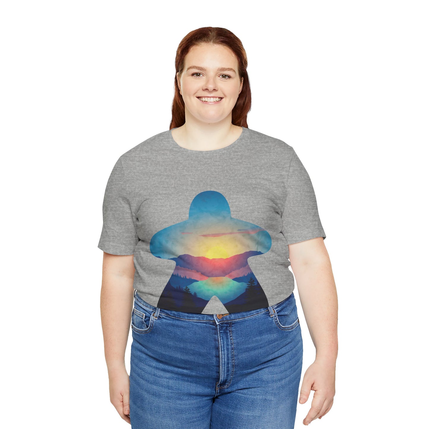 Blue Sunset Adventure - Meeple Tshirt