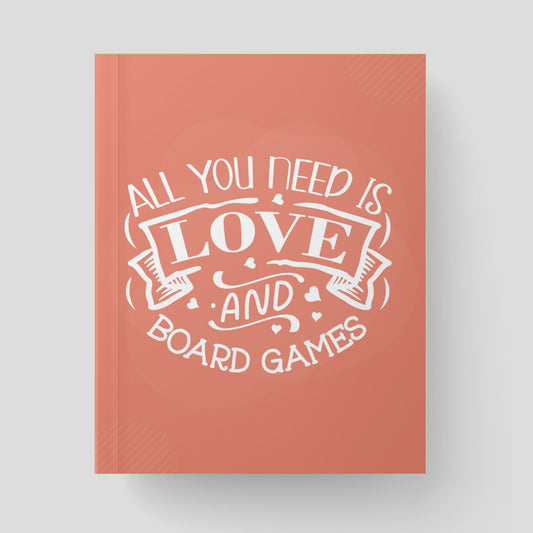 "All You need is Love and Board Games" Scorekeeping Journal