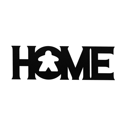 Metal Sign - Meeple - Home